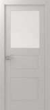 Межкомнатная дверь Инари (остекленное) Эмаль белый - 2,0х0,6