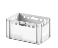 Ящик пластиковый Е3 600х400х300 мм морозостойкий (Белый)