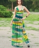 Длинное платье № 3183 (Зеленый) 