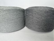 Ne 6 tex 100 темно/светло-серый пряжа сырье для производства хб перчатки
