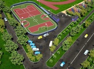 Строительство спортивных, игровых и детских площадок. Поставка и укладка покрытий для спортплощадок