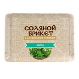 Брикет соляной с Алтайскими травами - Мята (1,35 кг)