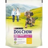 Сухой корм Dog Chow для взрослых собак мелких пород до 1 года, с курицей