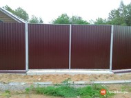 Забор из профнастила в Ивантеевке
