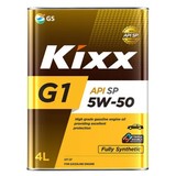 Моторное масло Kixx G1 5W50 SP 4л синтетика