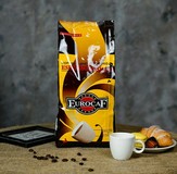 Кофе в зернах жаренный с кофеином EUROCAF «ESPRESSO ITALIANO»