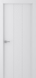 Межкомнатная дверь Халика (полотно глухое) Белый CPL - 2,0х0,6