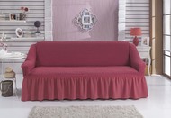 Чехол "BULSAN" для дивана трехместного цвет грязно-розовый
