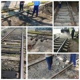 Замена шпал на железнодорожных подъездных путях, жд тупиках в Красноярске