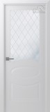 Межкомнатная дверь Элина (остекленное) Эмаль белый - 2,0х0,6