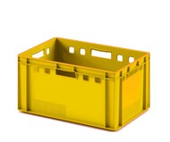 Ящик пластиковый Е3 600х400х300 мм морозостойкий (Оранжевый)