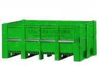 Крупногабаритный контейнер ACE 1760х1200х740 мм сплошной (Зеленый)
