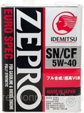 Масло Idemitsu Zepro Euro Spec SN/CF 5W-40 4 литра (1849-004)