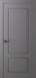 Межкомнатная дверь Ламира 2 (полотно глухое) Эмаль графит - 2,0х0,6
