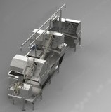 Комбинированная машина для обработки черевы КРС, МРС или свиней ООК-MCU малой производительности