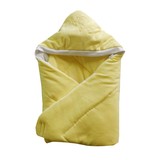 Конверт- одеяло велюр с вышивкой Желтый 2157