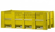 Крупногабаритный контейнер ACE 2160х1000х740 мм сплошной (Желтый)