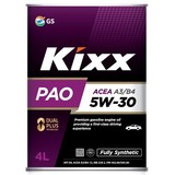 Моторное масло Kixx PAO 5W30 A3/B4 4л | Fully Synthetic