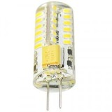 Лампа светодиодная General G4 220V 4W 2700K 2K 43x15 силикон BL5 (упаковка 5 шт, цена за 1шт.) 651600