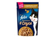 Влажный корм для кошек Felix Sensations, с индейкой, со вкусом бекона