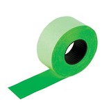 Этикет-лента прямоугольная 21х12 мм, 1000 шт зеленая