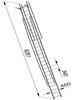 Лестница приставная алюминиевая наклонная с поручнями (ЛПНА)