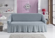 Чехол "BULSAN" для дивана трехместного цвет серый