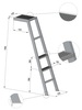 Лестница приставная алюминиевая наклонная (ЛПНА)