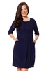 Платье 100-348. Т.синий, женская одежда оптом от производителя 