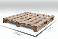 Поддон  1000/1200 FIN деревянный 2 сорт б/у