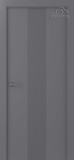 Межкомнатная дверь Ивент 1 (полотно глухое) Эмаль графит - 2,0х0,6