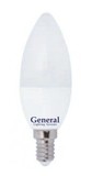 Лампа светодиодная General свеча C37 E14 12W 6500K 6K 35х105 пластик/алюм GLDEN-CF-12-230-E14-6500 649929