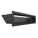 Решетка (туннель) вентиляционная LUFT/9/80/45S/C (90х800), черная