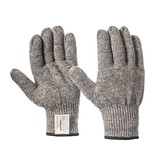 Одинарные шерстяные перчатки (70% шерсть + 30% акрил)