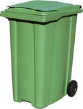 Мусорный контейнер на колёсах (360л) зелёный.