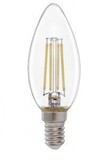 Лампа светодиодная General Свеча E14 10W 2700K 2K 35x98 филамент (нитевидная) прозр. GLDEN-CS-10-230-E14-2700 649906