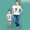 Комплект одинаковых футболок для мамы и дочки