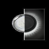 Светильник встраиваемый Ecola GX53 H4 5300 Круг подсветка 4K Хром 48x106 SC53LDEFB
