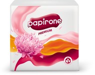 Салфетка Papirone Premium 24х24, 100% целлюлоза