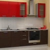 Прямой кухонный гарнитур в стиле модерн Арт-Модерн 6