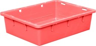 Ящик сырково-творожный 532х400х141 мм сплошной (Красный)