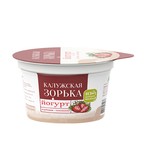 Йогурт клубника-земляника 3,2-4% Калужская Зорька