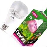 Лампа Camelion для растений E27 15W(120°) прозрачная 150x90 LED15-PL/BIO/E27