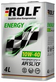 ROLF Rolf Energy Sae 10w-40 Api Sl/Cf (Полусинт.)   4л