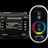 Контроллер для светодиодных RGB лент с радиопультом управления Ecola LED strip RF controller 18A 216W 12V (432W 24V) - RFC18AESB