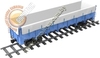 Полипропиленовый вкладыш в железнодорожный вагон и полувагон («вагон бэг») 