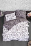 Комплект постельного белья DO&CO FLANNEL 200х220 (50х70/2) ROZEN цвет лиловый