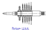 Ротор ЦНД паровой турбины К-160-130