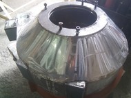 Передняя крышка гранулятора ОГМ 1.5 из нержавеющей стали
