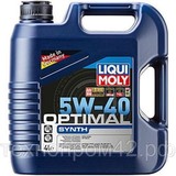 Моторное масло LIQUI MOLY Optimal Synth 5W-40 4л синтетическое